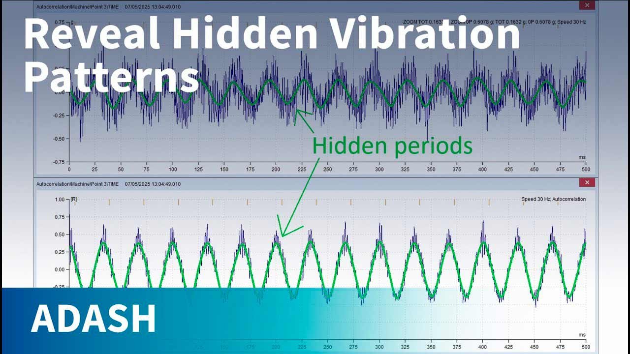 Reveal Hidden Vibration Patterns - Autocorrelation in DDS