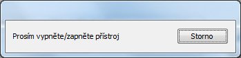 A4900 Vibrio zapněte přístroj